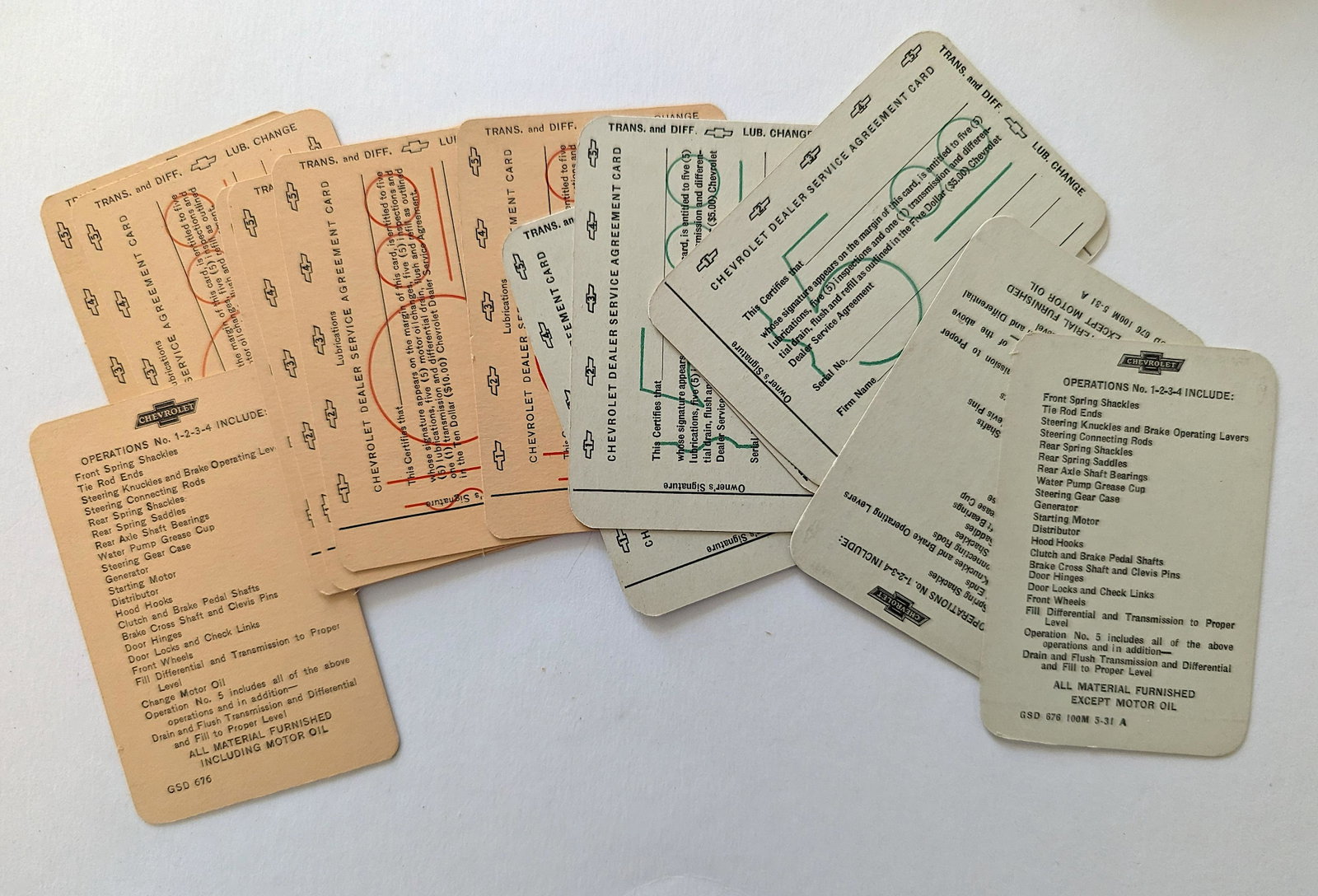 Vintage Set Rare CHEVROLET Ephemera Operations Dealer: The provenance of this lot is from the estate of a Professional American photographer and collector in LA, CA. This lot is located in Boca Raton, Fl and its shipment will be made directly by Arteliste