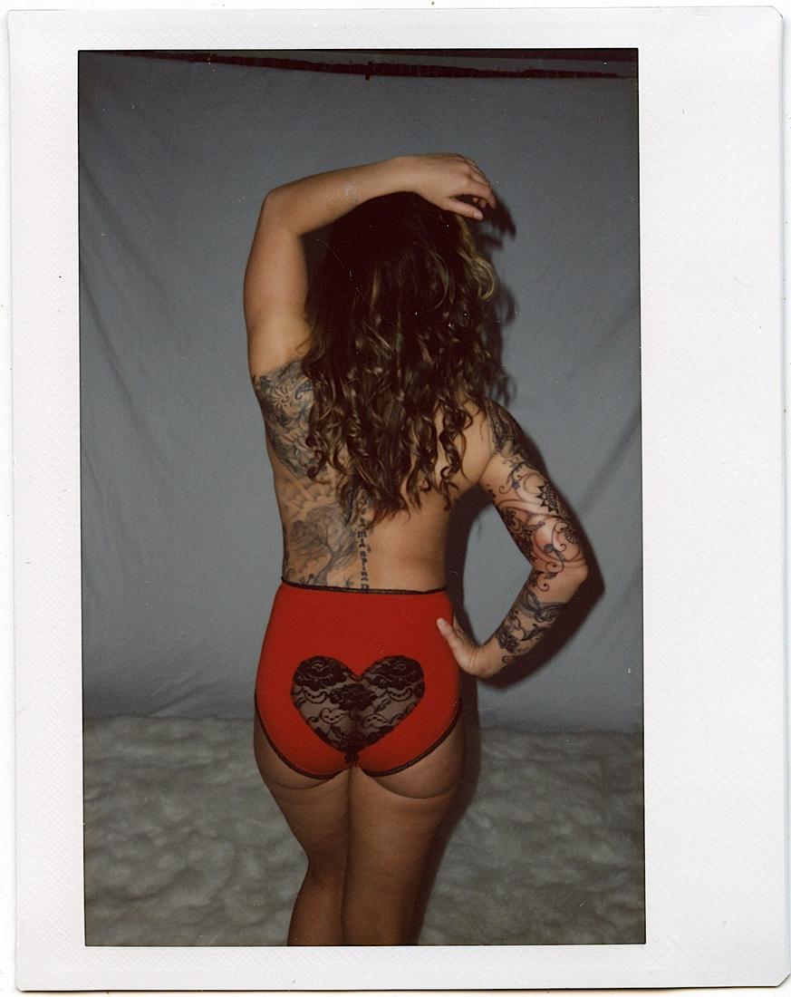 Original Vintage Pin Up Nude Female Instax FUJIFILM: The provenance of this lot is from the estate of a Professional American photographer and collector in LA, CA. Unknown model. The dimensions are Approx. 4.25" x 3.5". This lot is located in Boca Raton