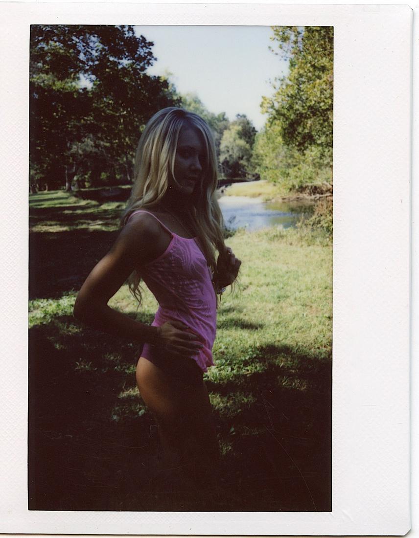 Original Vintage Pin Up Nude Female Instax FUJIFILM: The provenance of this lot is from the estate of a Professional American photographer and collector in LA, CA. Unknown model. The dimensions are Approx. 4.25" x 3.5". This lot is located in Boca Raton