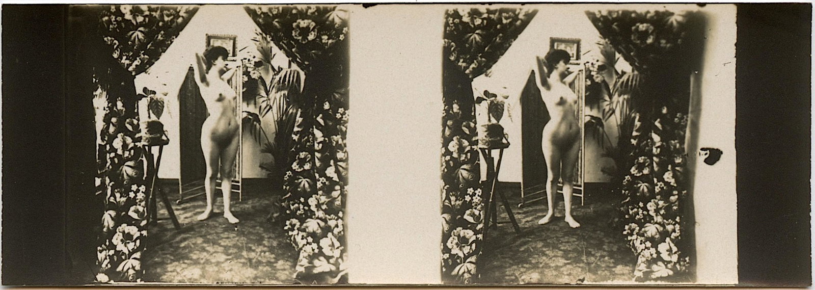 Antique Photo Stereoview French Nude Female Pin Up: We have included quality images to show their condition. The dimensions are Approx. 2" x 5". This lot is located in Boca Raton, Fl and its shipment will be made directly by Artelisted. Shipping insura
