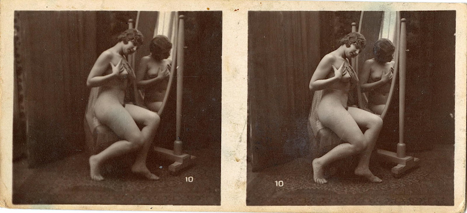 Antique Photo Stereoview French Nude Female Pin Up: We have included quality images to show their condition. The dimensions are Approx. 2.75" x 5.25". This lot is located in Boca Raton, Fl and its shipment will be made directly by Artelisted. Shipping 
