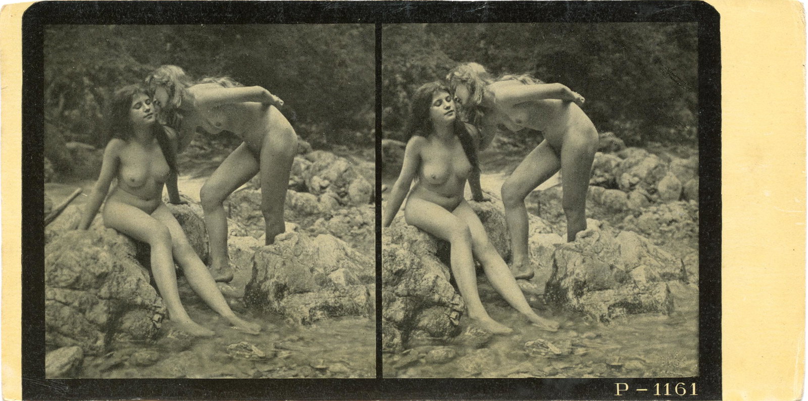 19th C. Photogravure Stereoview French Nude Female Pin Up: We have included quality images to show their condition. The dimensions are Approx. 3.75" x 7.5". This lot is located in Boca Raton, Fl and its shipment will be made directly by Artelisted. Shipping i