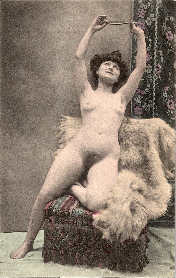 Antique Rare Postcard French Artistic Nude Erotic: The dimensions of an antique/vintage postcard are Approx. 5.5"x 3.5" (small variances can occur). ABOUT SHIPPING: This lot is located in Boca Raton, Fl and its shipment will be made directly by Arteli