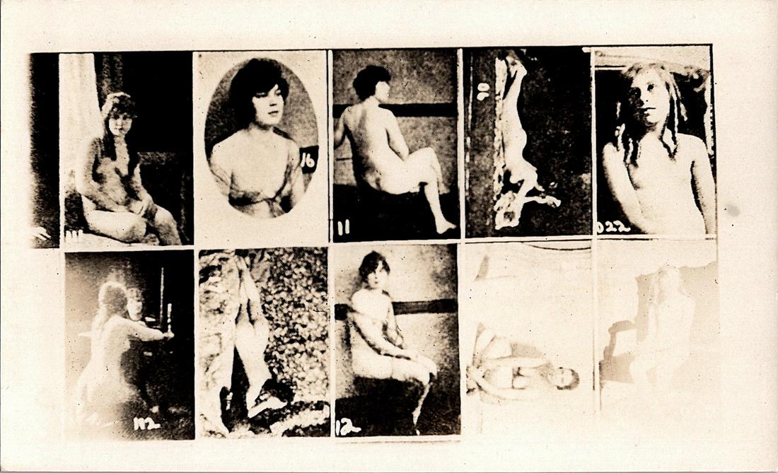 Antique Rare Photo Postcard Pin Up Nude Females: The dimensions of an antique/vintage postcard are Approx. 5.5"x 3.5" (small variances can occur). ABOUT SHIPPING: This lot is located in Boca Raton, Fl and its shipment will be made directly by Arteli