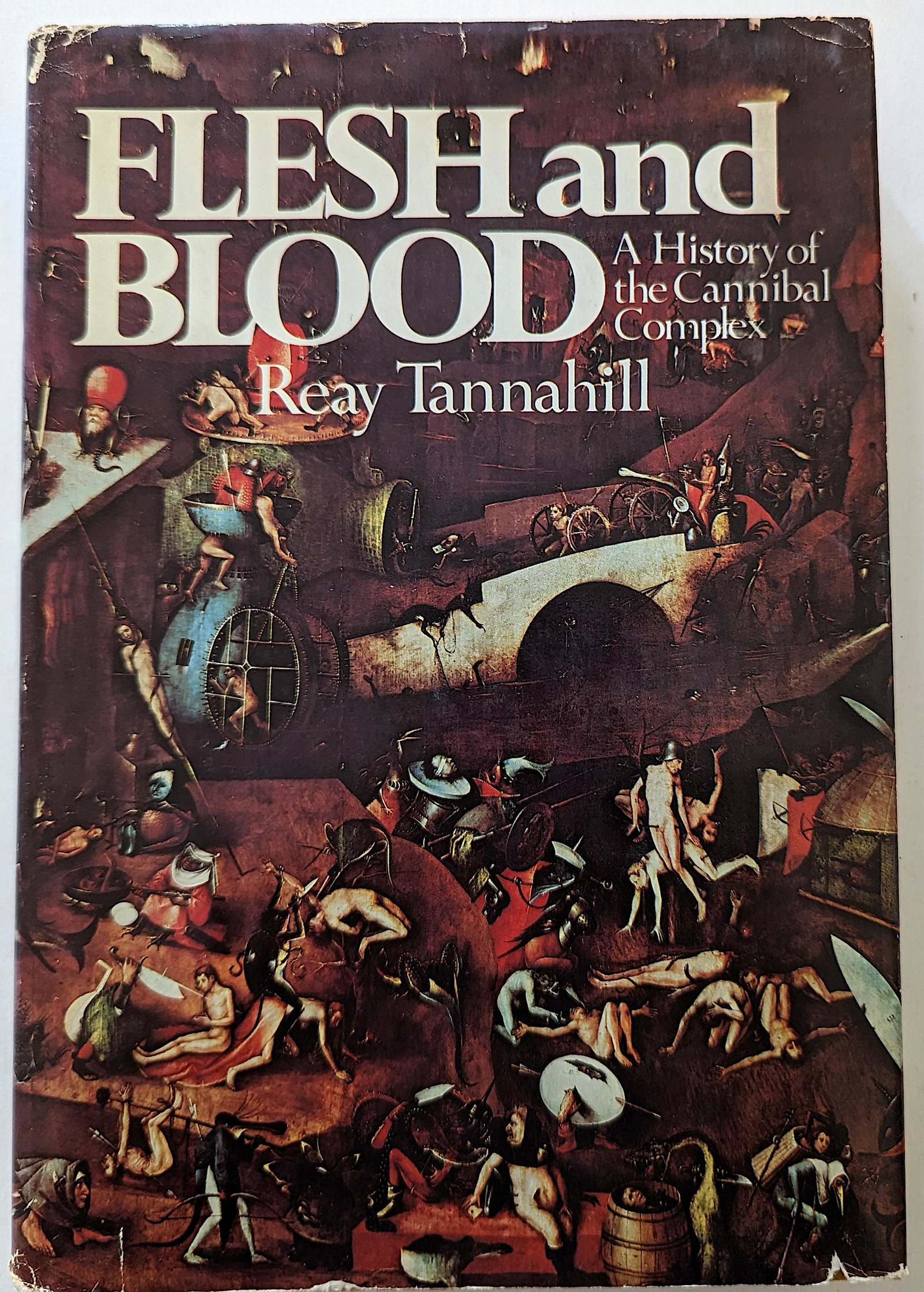 Vintage Book Flesh and Blood A History of the Cannibal Complex: The provenance of this item is from a WWII veteran collector in Georgia. ABOUT SHIPPING: This lot is located in Boca Raton, Fl and its shipment will be made directly by Artelisted. Shipping insurance 