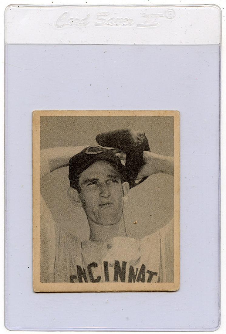 Vintage  Baseball Card EWELL BLACKWELL, Bowman Gum, Inc, 1948 (1 of 2)