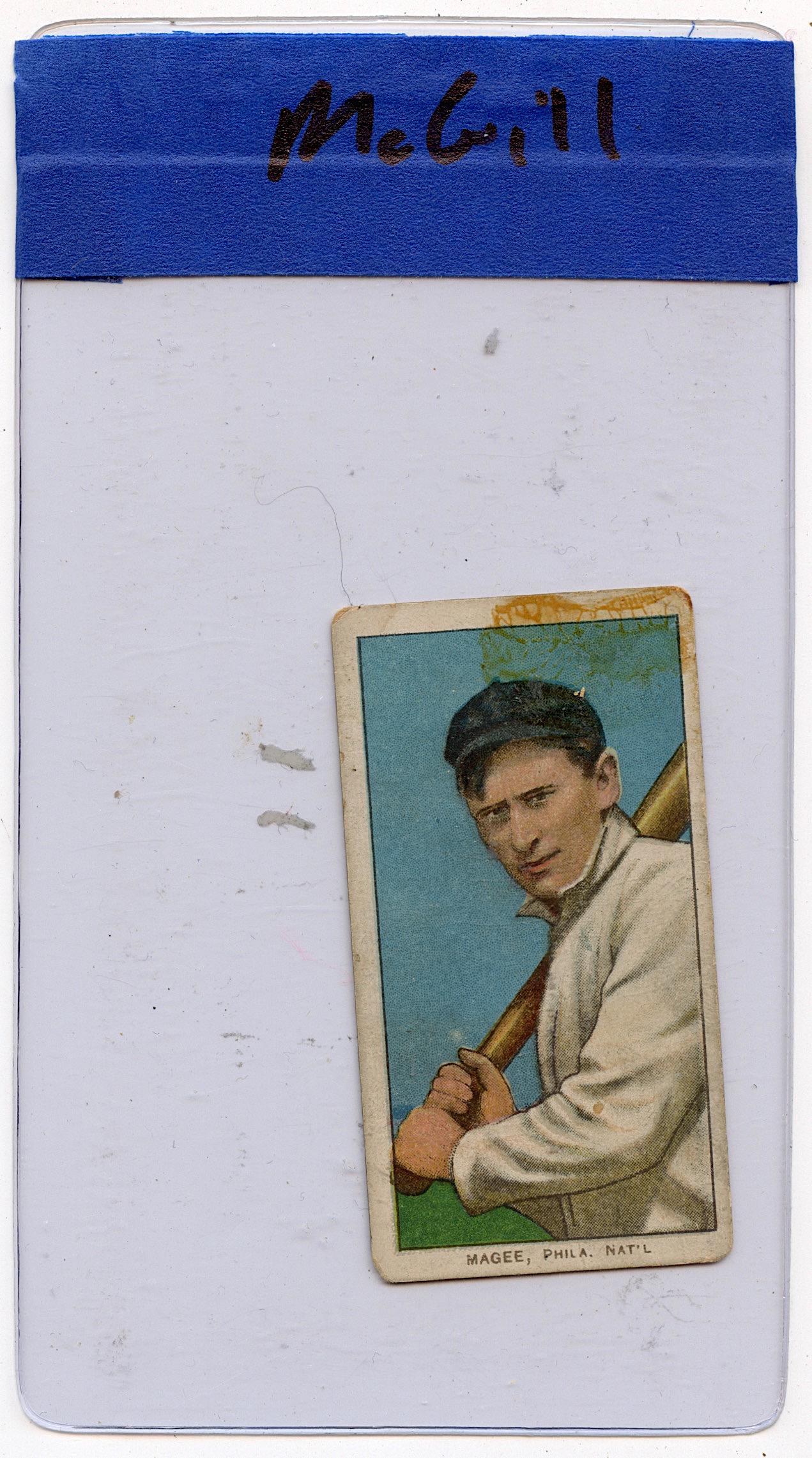 Vintage  Baseball Card MAGEE, Polar Bear Scrap Tobacco (1 of 2)
