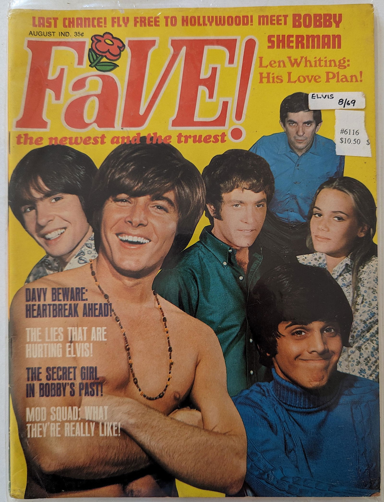 Vintage FaVE! Magazine Bobby Sherman (1 of 1)