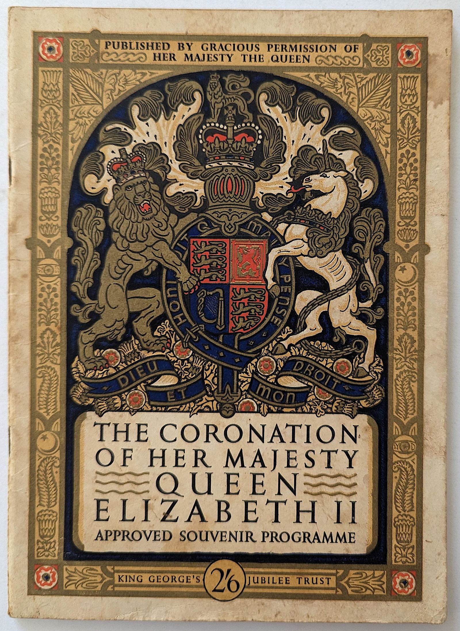 Original Souvenir Programme Coronation Queen Elizabeth II (1 of 6)
