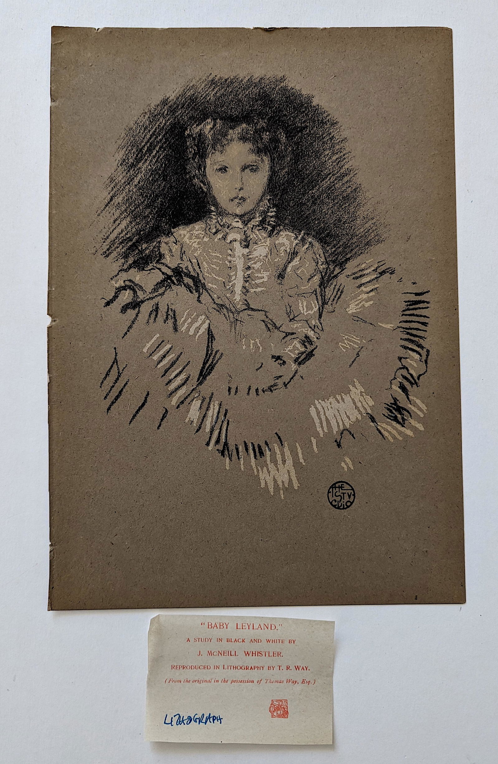 Original Lithograph by J. McNeill Whistler - Baby Leyland (1 of 1)
