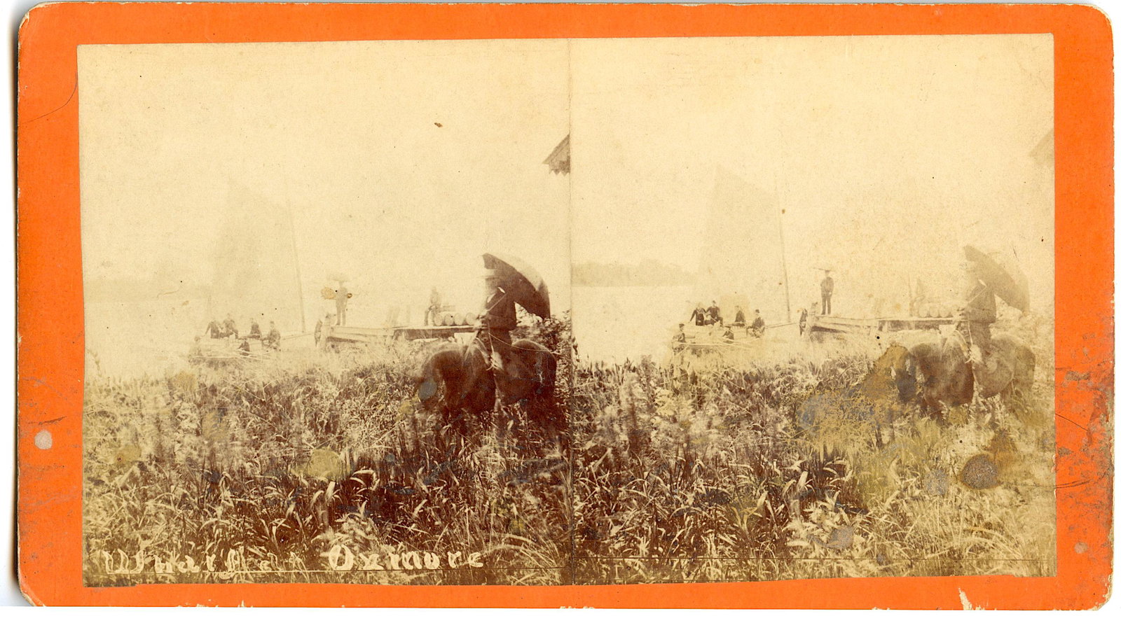 Antique Real Photo Stereoview Lake County, 1875: This stereoviews is original from the epoch . The stereoviews we are offering come mainly from collectors in the U.S.A. and constitute wonderful testimonies of past time that tend to be unique. They h