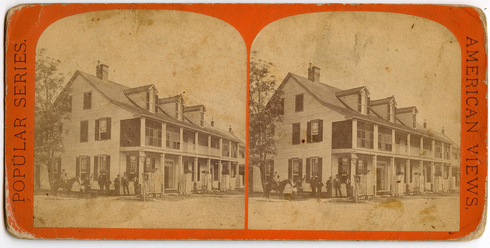 Antique Real Photo Stereoview St. Johns Hotel, Palatka: This stereoviews is original from the epoch . The stereoviews we are offering come mainly from collectors in the U.S.A. and constitute wonderful testimonies of past time that tend to be unique. They h