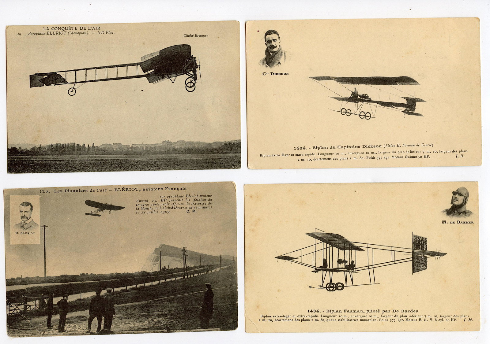 Antique Vintage Scarce Set Postcards Pioneers Aviation: The dimensions of an antique/vintage postcard are Approx. 5.5"x 3.5" (small variances can occur). ABOUT SHIPPING: This lot is located in Boca Raton, Fl and its shipment will be made directly by Arteli