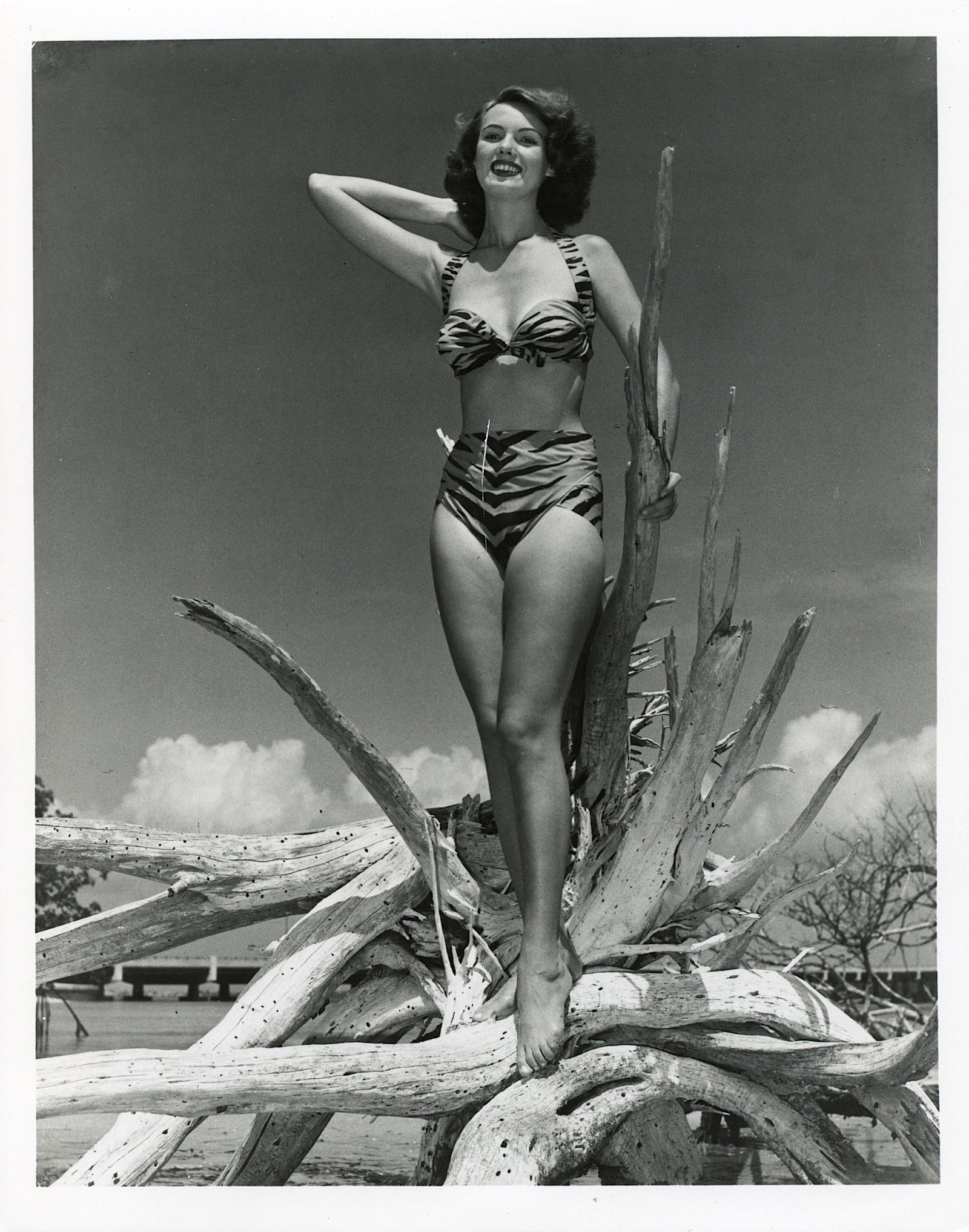 Vintage Photo BUNNY YEAGER Historical American Pin UP: Bunny Yeager self photo. This lot is coming from Bunny Yeager's estate/archives. Linnea Eleanor "Bunny" Yeager (March 13, 1929 - May 24, 2014) was an American photographer and pin-up model. She met Be
