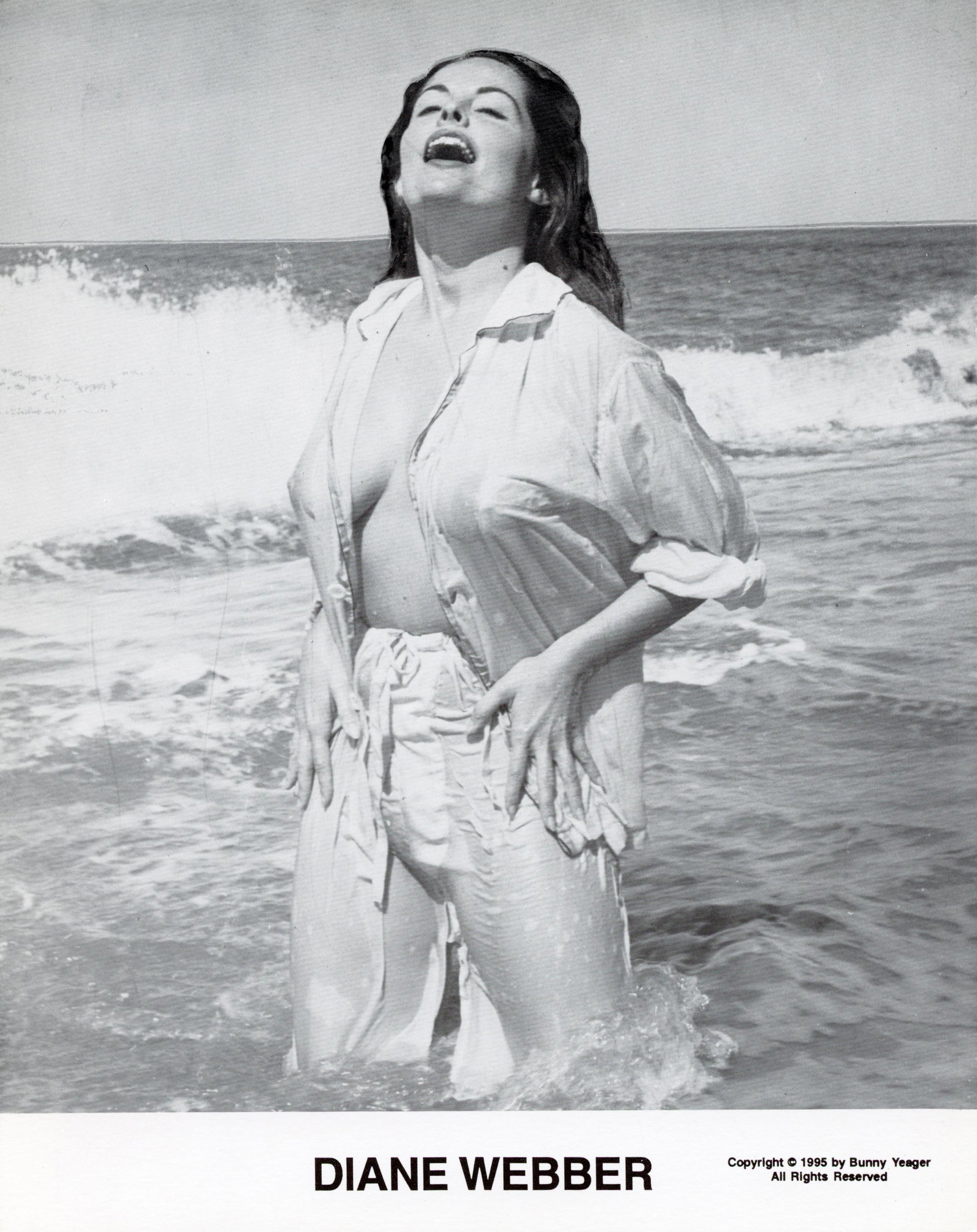 BUNNY YEAGER Original Pin Up Lithograph Diane Webber: This lot is coming from Bunny Yeager's estate/archives. Linnea Eleanor "Bunny" Yeager (March 13, 1929 - May 24, 2014) was an American photographer and pin-up model. She met Bettie Page in 1954, and to