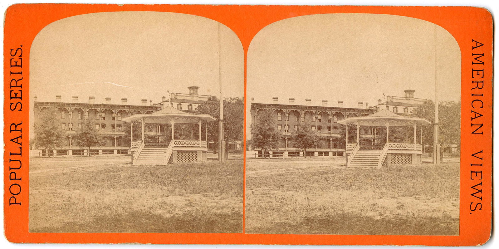 Antique Real Photo Stereoview St. James Hotel, Jacksonville: This stereoviews is original from the epoch . The stereoviews we are offering come mainly from collectors in the U.S.A. and constitute wonderful testimonies of past time that tend to be unique. They h