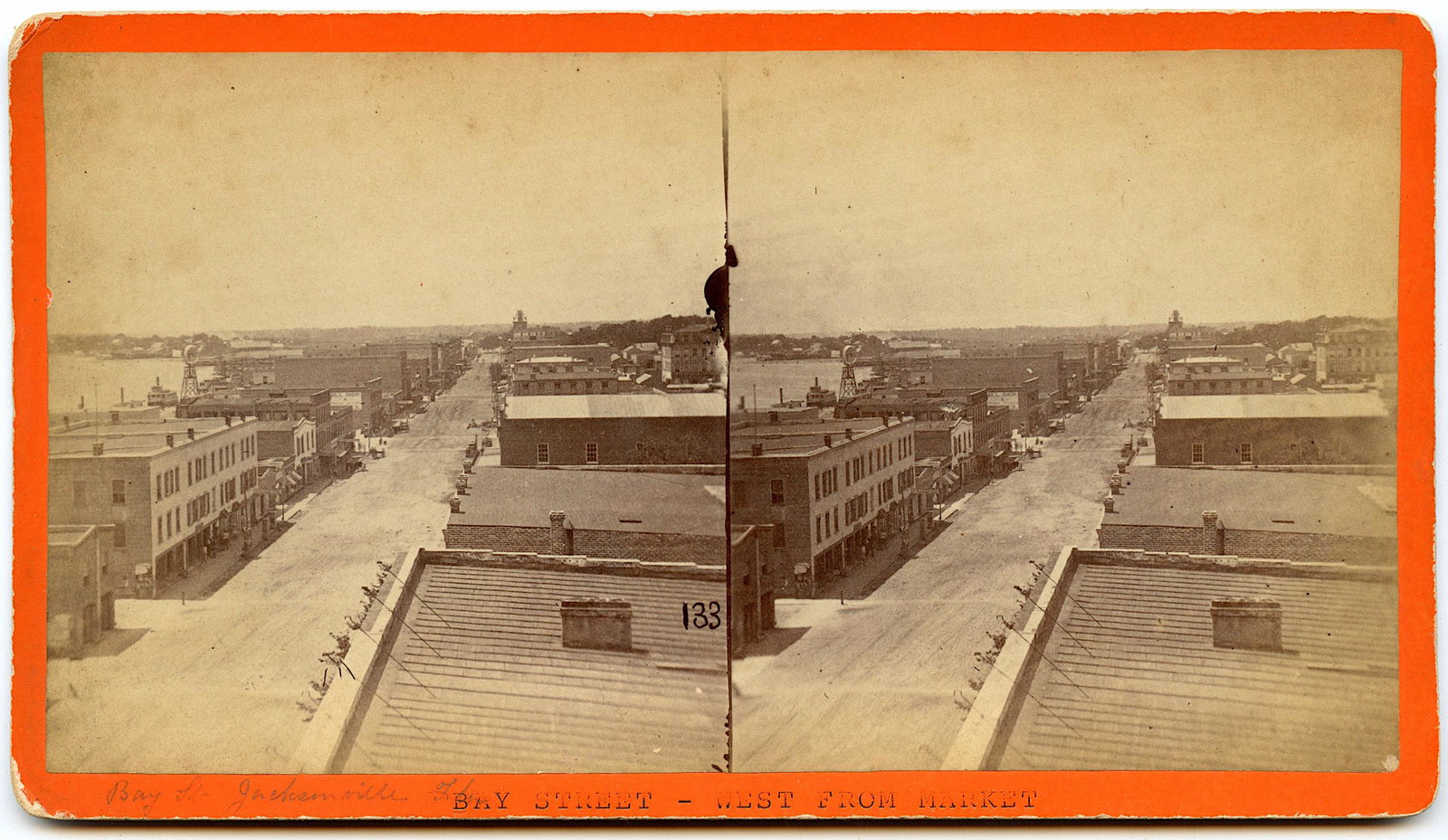Antique Real Photo Stereoview Jacksonville, FL: This stereoviews is original from the epoch . The stereoviews we are offering come mainly from collectors in the U.S.A. and constitute wonderful testimonies of past time that tend to be unique. They h