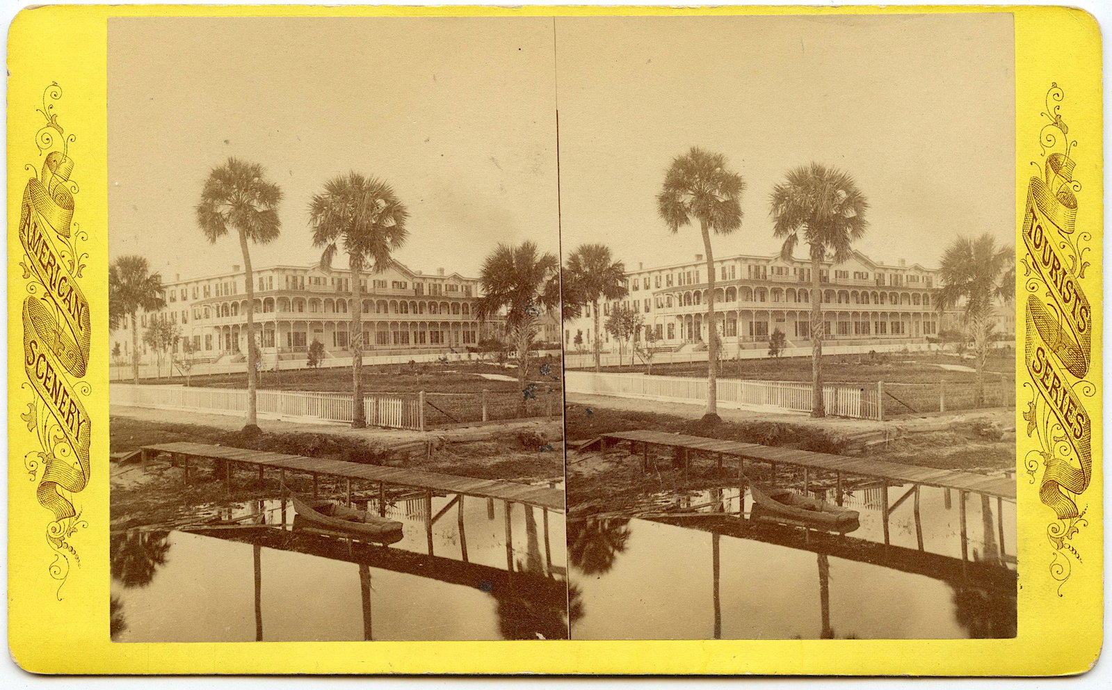 Antique Real Photo Stereoview Sandford, Fl: This stereoviews is original from the epoch . The stereoviews we are offering come mainly from collectors in the U.S.A. and constitute wonderful testimonies of past time that tend to be unique. They h