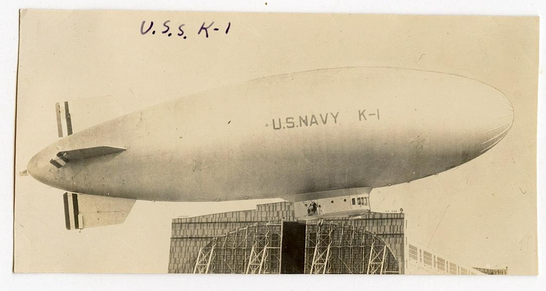 Old Authentic VELOX Photo Aviation U. S. S. Navy Balloon: Authentic old VELOX Photo with Copy Righted seal on the back. We have included quality images to show their condition. The dimensions are Approx. 2.5" x 3.5" to 4.25" (small variance can occur) This l