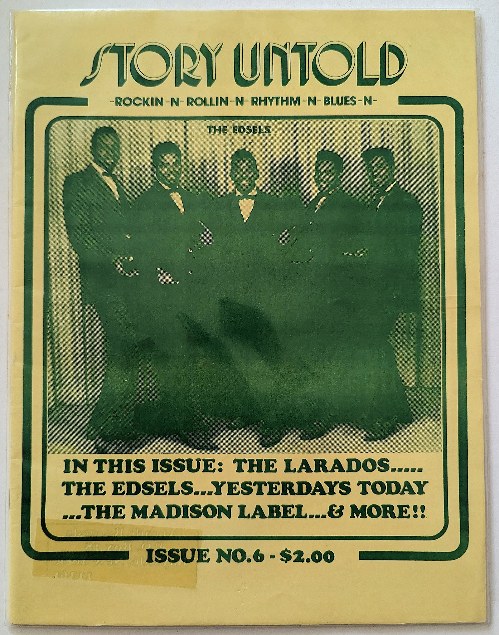 Vintage Magazine STORY UNTOLD Rockin, Rollin, Blues: The provenance of this item is from a WWII veteran collector in Georgia. This lot is located in Boca Raton, Fl and its shipment will be made directly by Artelisted. Shipping insurance is the responsib