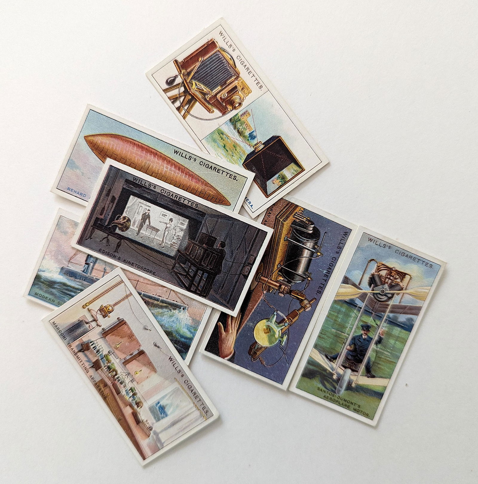 Set Cards FAMOUS INVENTIONS Will's Cigarettes (1 of 2)