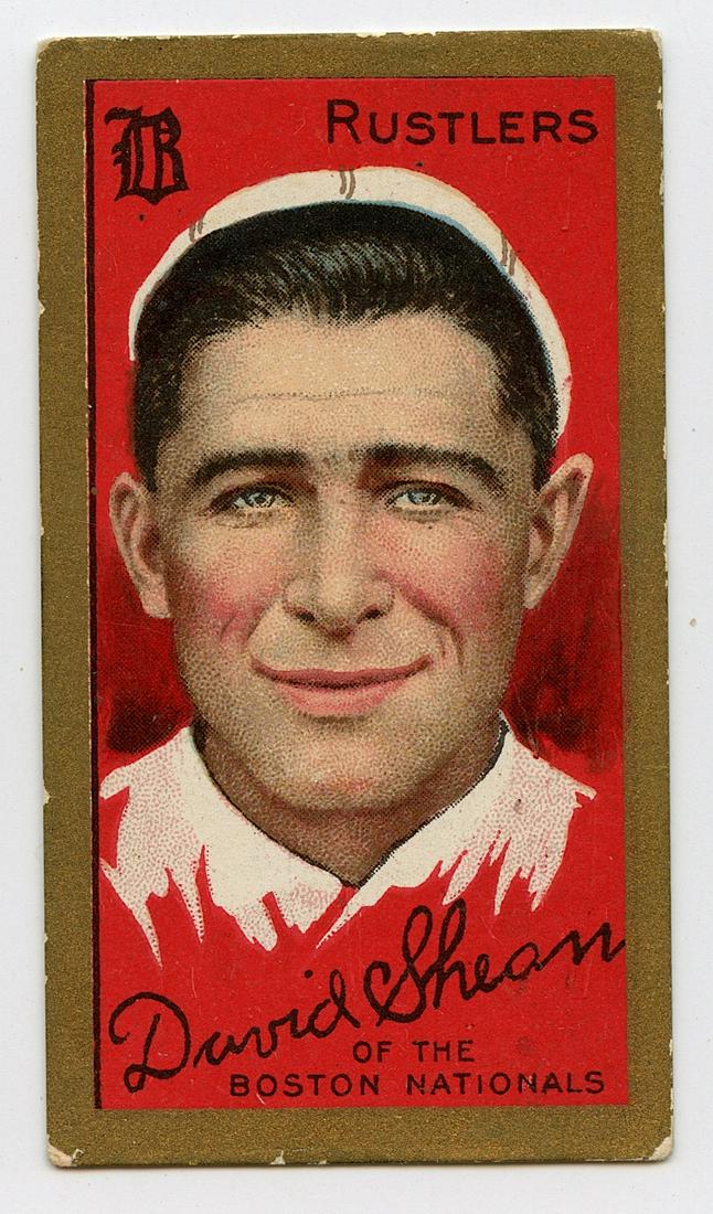 Baseball Card David Shean Boston, 1911 (1 of 2)