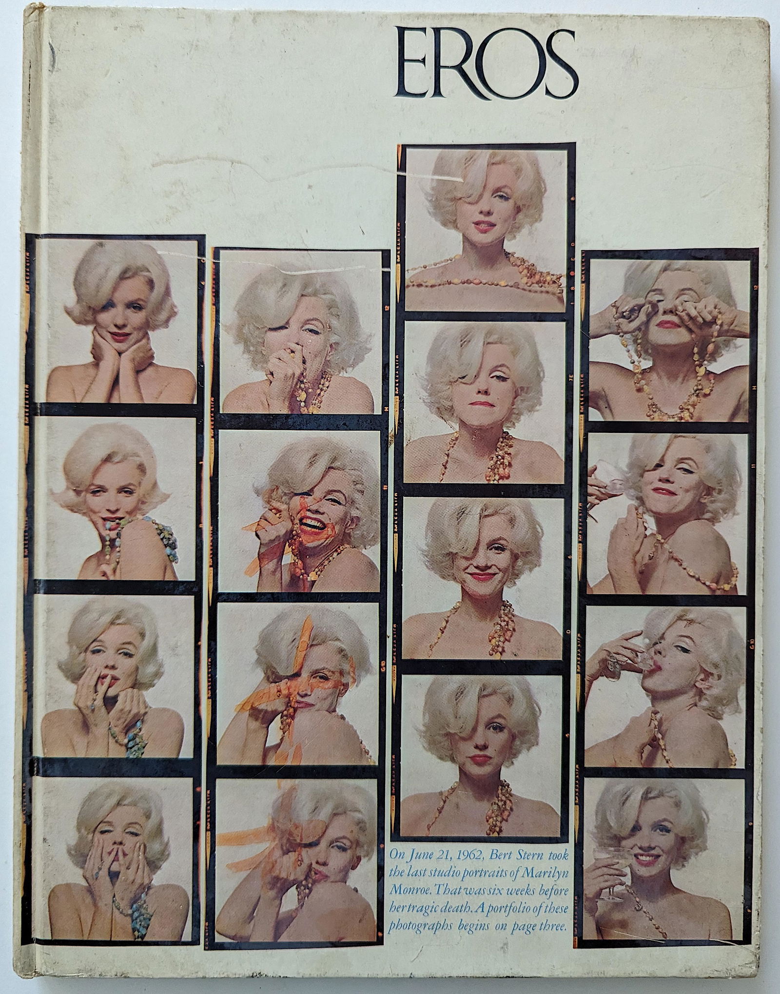 Vintage Book EROS 1962, Marilyn Monroe (1 of 6)