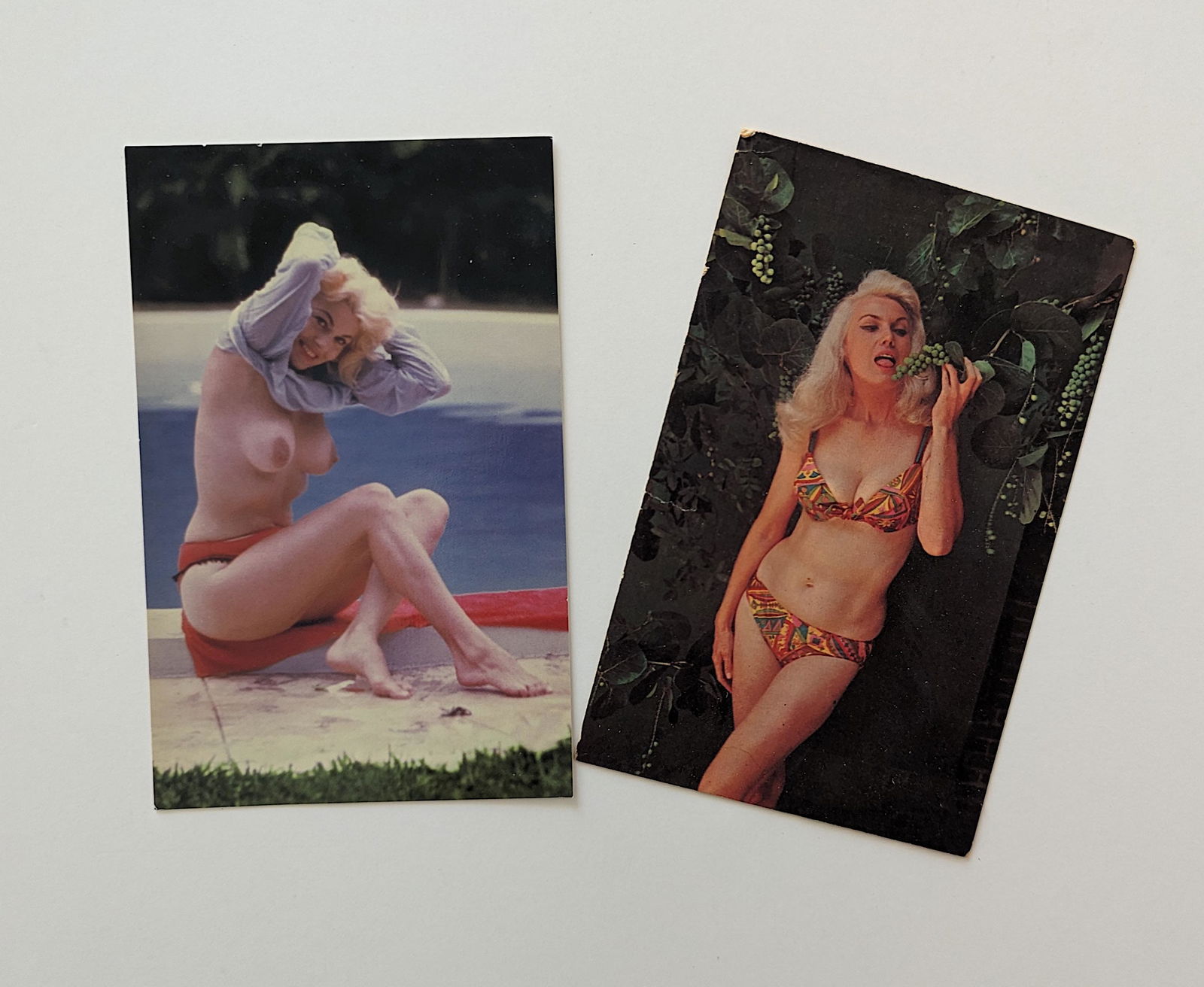 Vintage Set of 4 Pin Up Postcards by BUNNY YEAGER (1 of 2)