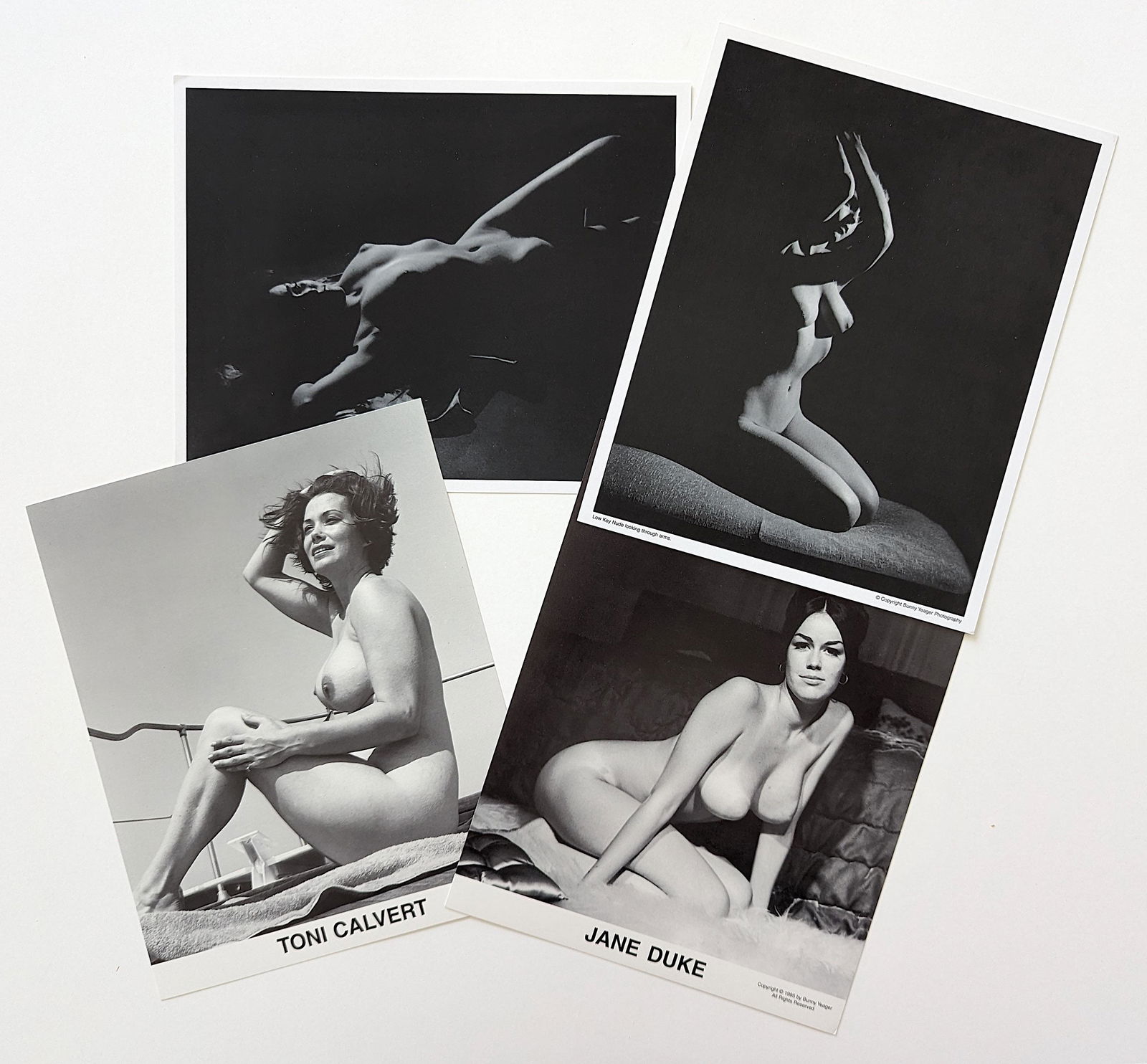 Original Set 4 Lithograph Pin Up Photographs by BUNNY YEAGER (1 of 1)