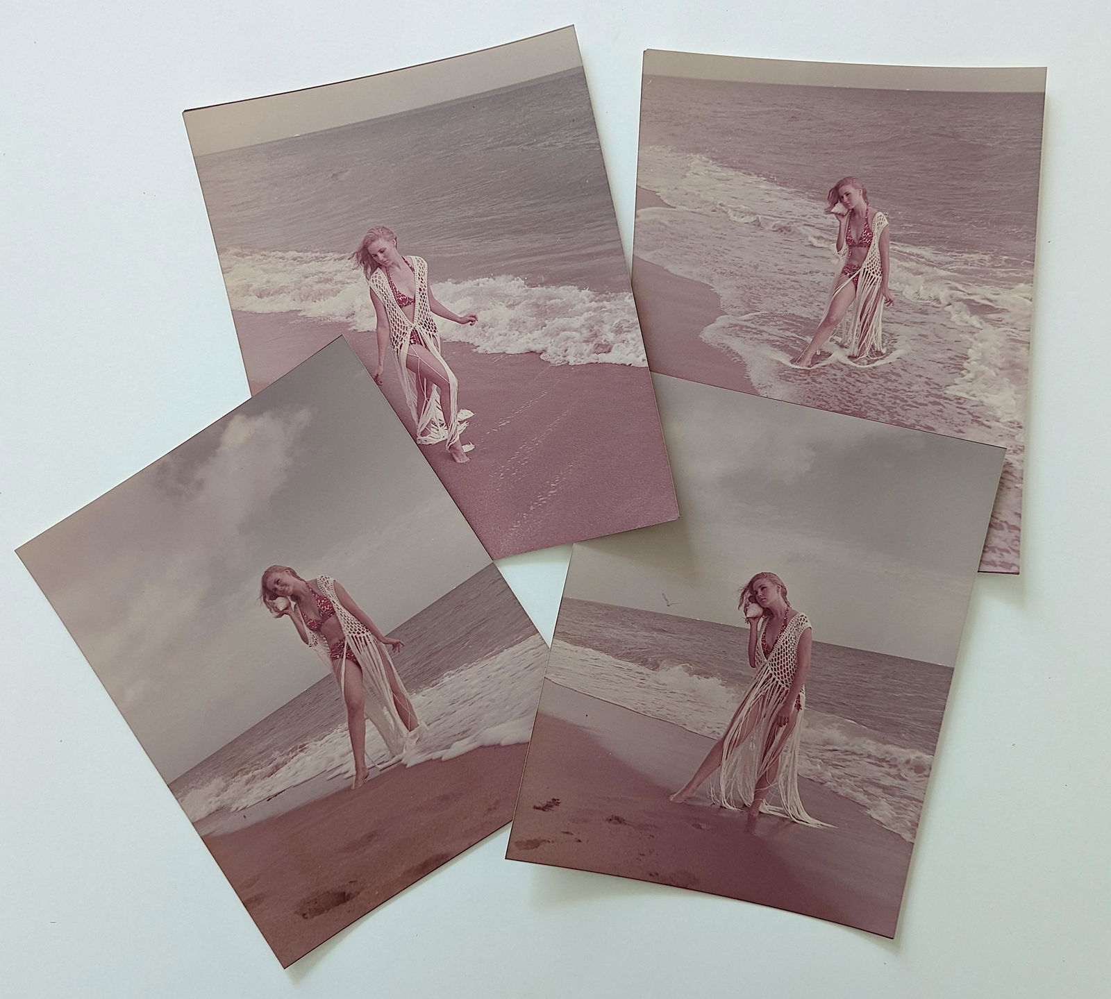 Original Set of 3 Pin Up Models Photographs BUNNY YEAGER 10 x 8 (1 of 2)