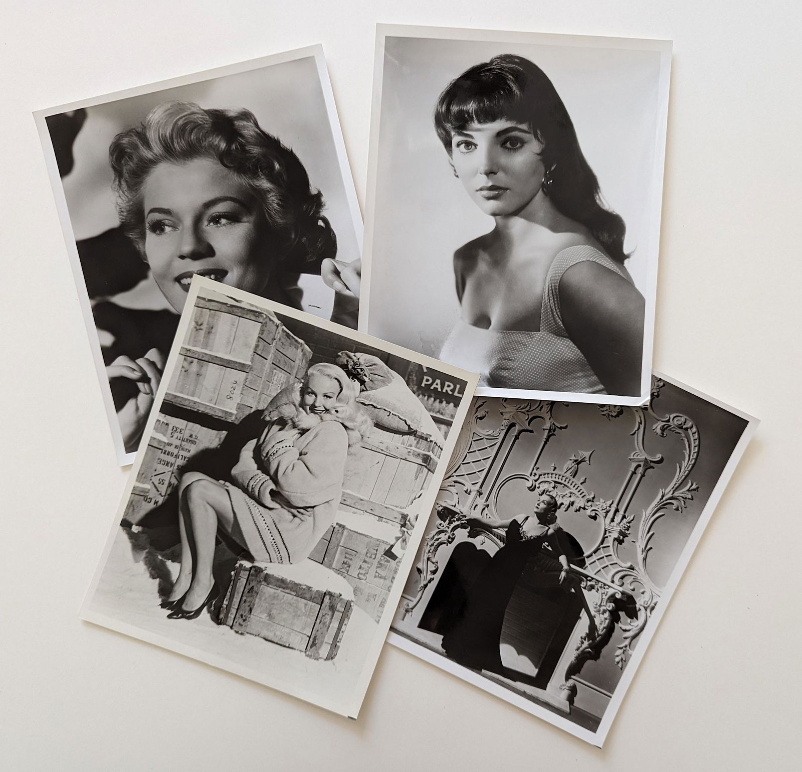 Original Set of 3 Pin Up Models Photographs BUNNY YEAGER 10 x 8 (1 of 2)