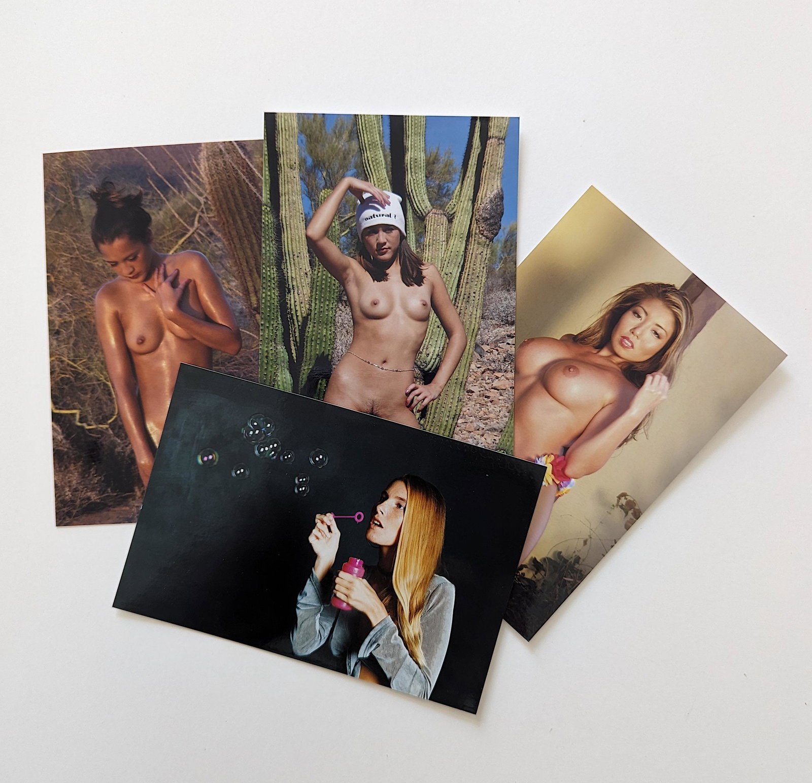 Original Set of 4 Pin Up Models Photographs BUNNY YEAGER 6 x 4 (1 of 2)