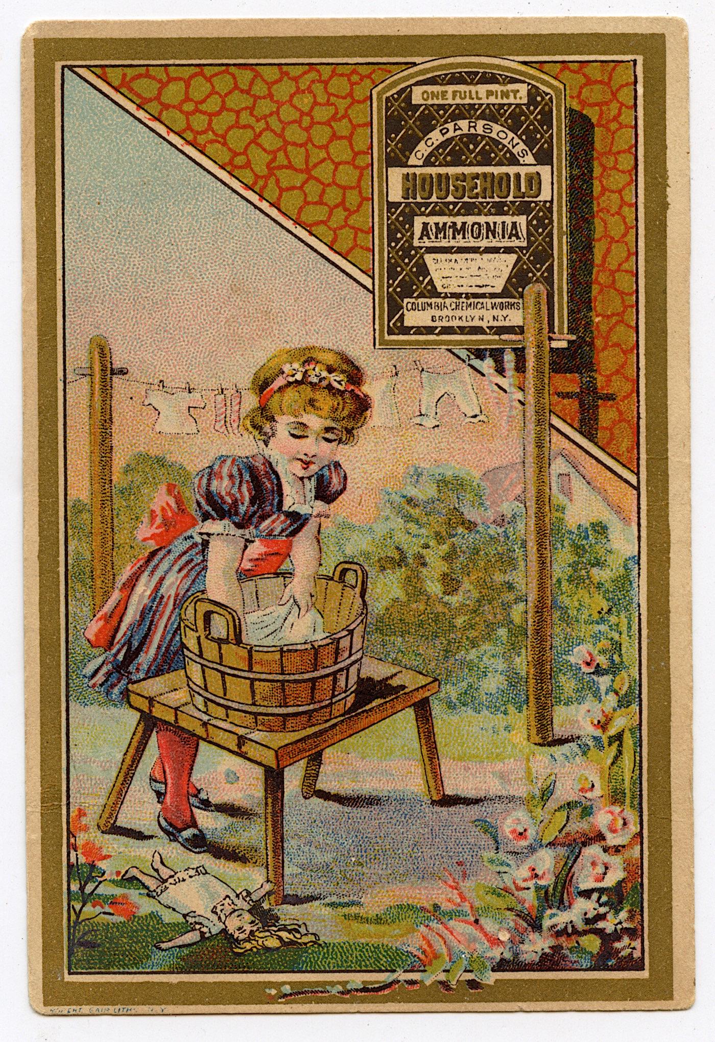 Scarce Vintage Ephemera Victorian Tradecard (1 of 2)