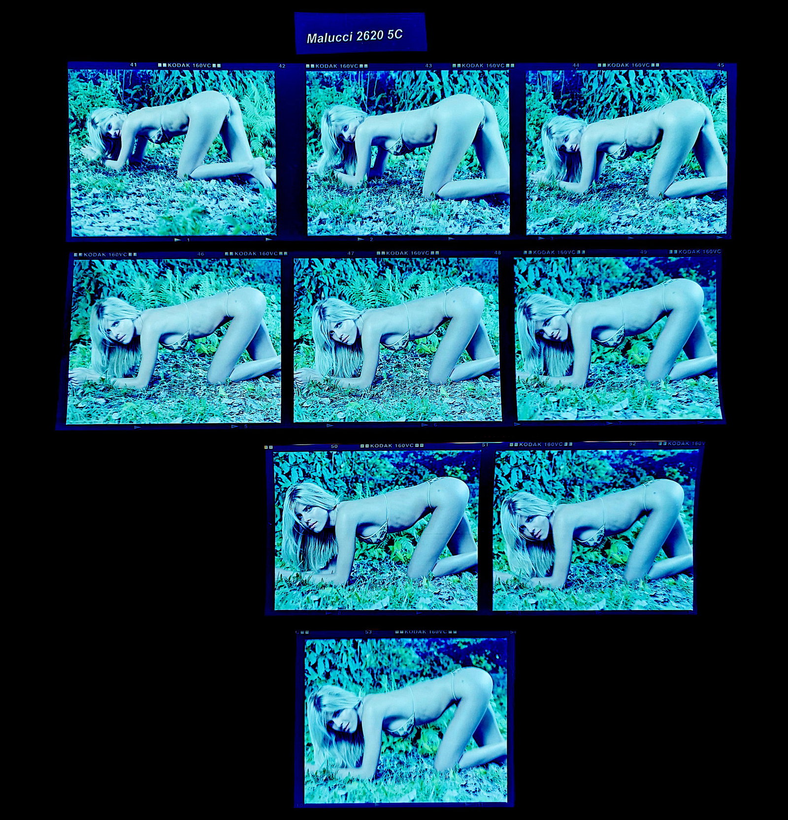 Set Negative Photos Female Pin Up by MALUCCI: Provenance from a Professional American photographer and collector during the last 30 years in LA, CA.. This lot is located in Boca Raton, Fl and its shipment will be made directly by Artelisted. Ship