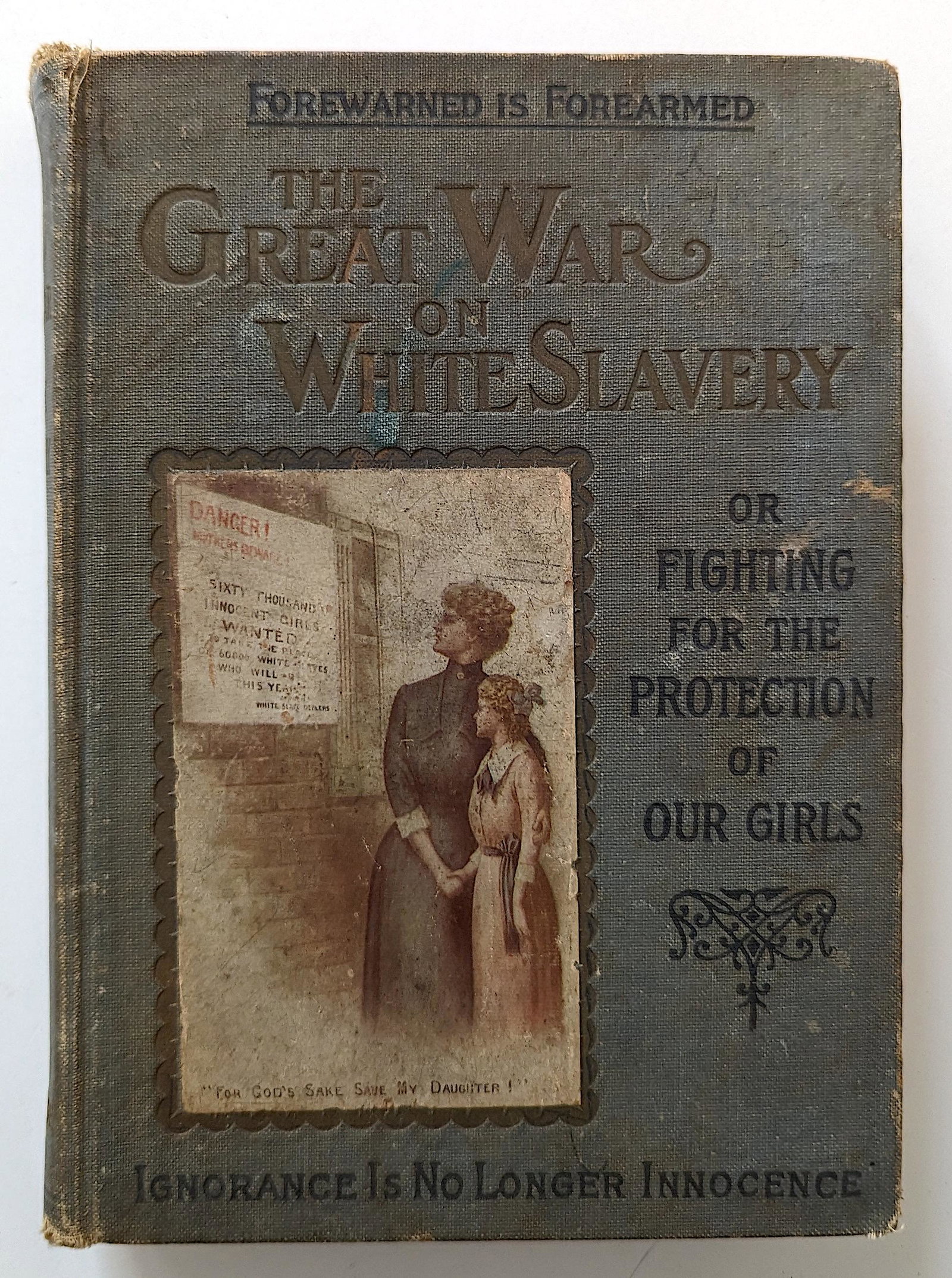 Vintage Book The Great War on White Slavery: The provenance is from an important collector (during many decades) in Gainesville, GA. This lot is located in Boca Raton, Fl and its shipment will be made directly by Artelisted. Shipping insurance i