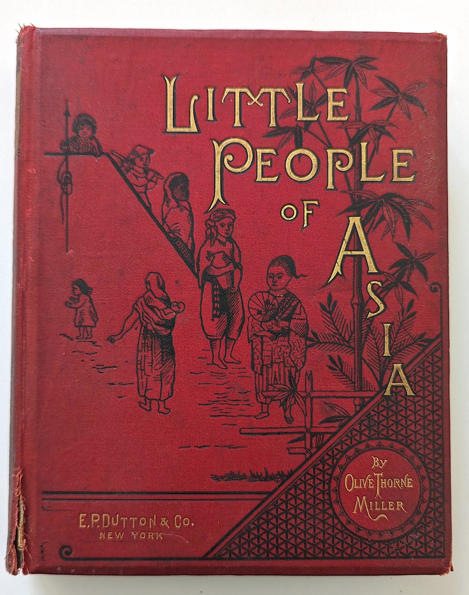 Book LITTLE PEOPLE OF ASIA, 1885: The provenance is from an important collector (during many decades) in Gainesville, GA. This lot is located in Boca Raton, Fl and its shipment will be made directly by Artelisted. Shipping insurance i