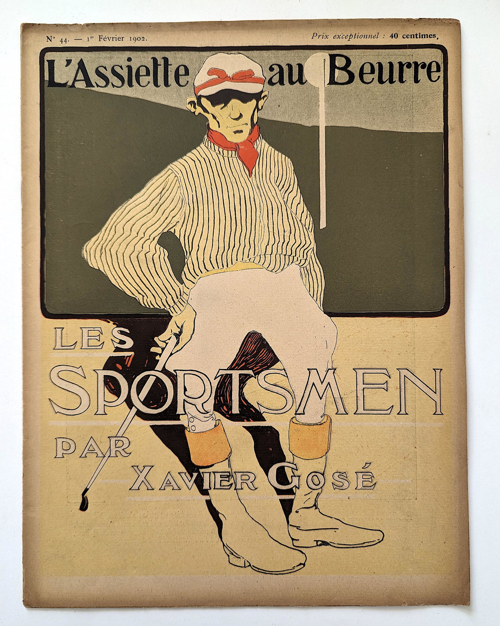 French Magazine L'Assiette au Beurre,Feb. 1902: Provenance from the estate of a serious Belgium Collector in Manhattan N.Y.. This lot is located in Boca Raton, Fl and its shipment will be made directly by Artelisted. Shipping insurance is the respo
