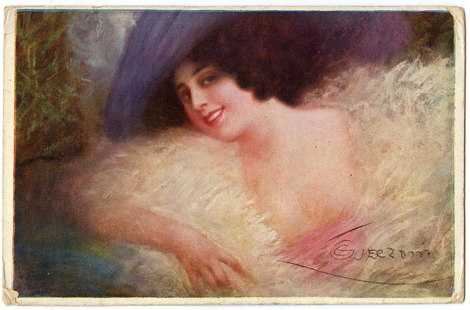 Antique Vintage Rare French Illustration Postcard: ABOUT POSTCARDS: The study and collecting of postcards is termed deltiology (from Greek deltion, small writing tablet, and English -logy, the study of). Rarity. As with all antique items, rarity bring
