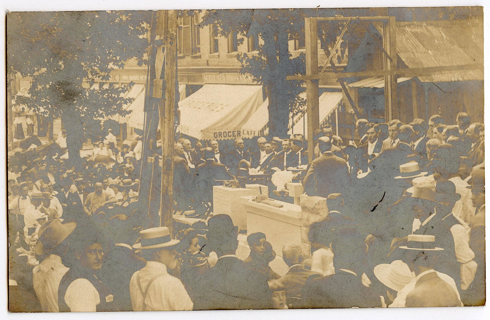 Antique Vintage Rare Real Photo Postcard Political: ABOUT POSTCARDS: The study and collecting of postcards is termed deltiology (from Greek deltion, small writing tablet, and English -logy, the study of). Rarity. As with all antique items, rarity bring