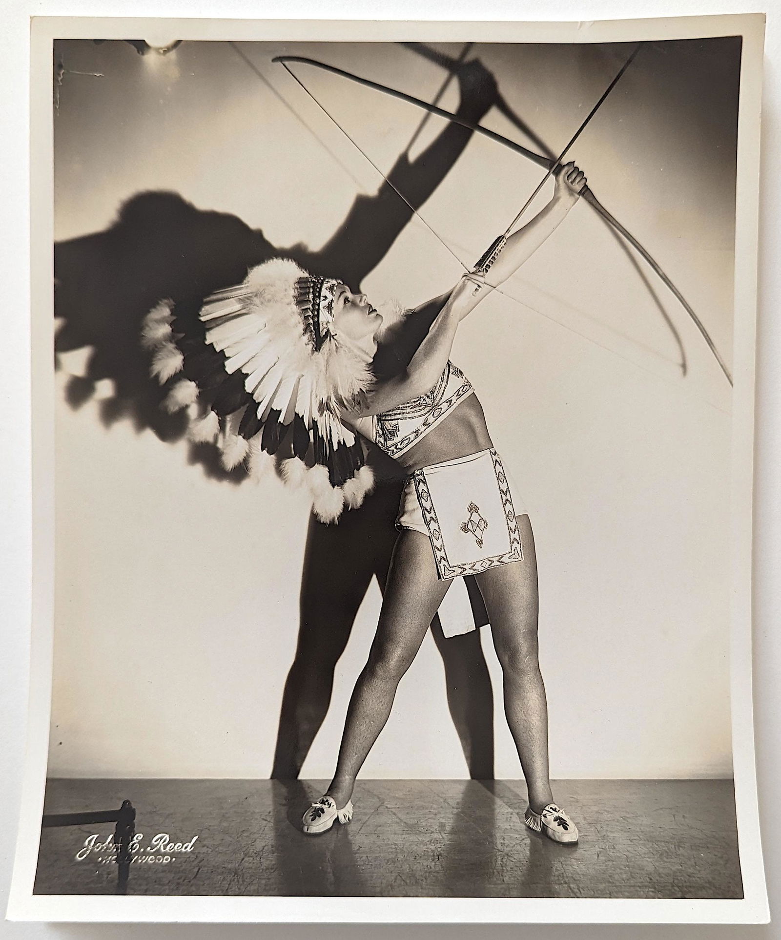 Vintage Hollywood Glamour Gelatin Photo by JOHN E. REED (1 of 1)