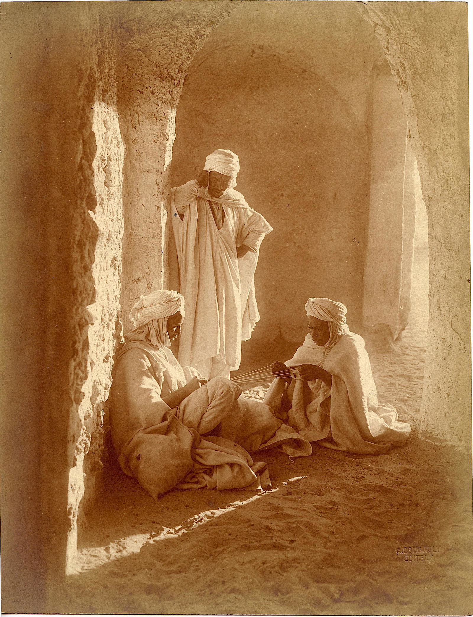Antique Photo by Alexandre Bougault North Africa, 19th C. (1 of 2)