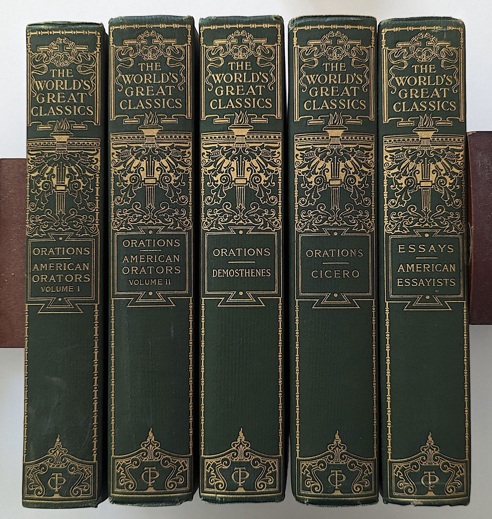 Vintage 5 Books THE WORLD'S GREAT CLASSICS, 1899 (1 of 16)