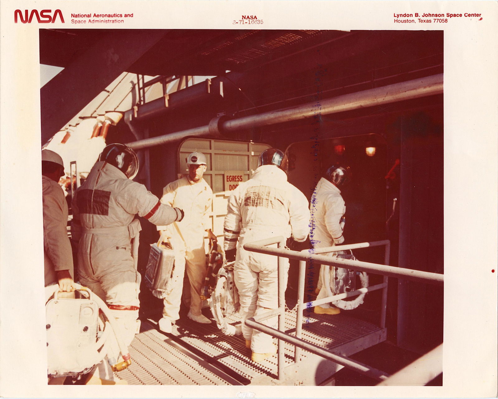 Vintage NASA Original Photo Apollo Mission Astronauts Moon (1 of 2)