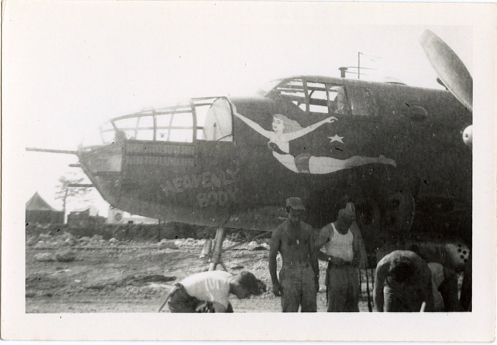 Vintage Photo Nose Art WW2 Planes Aviation Bombers: Provenance from the estate of a deceased american military collector. We have included images to show it's actual condition.The dimensions are Approx. 3.5" x 3.5" - 5" (small variances can occur).