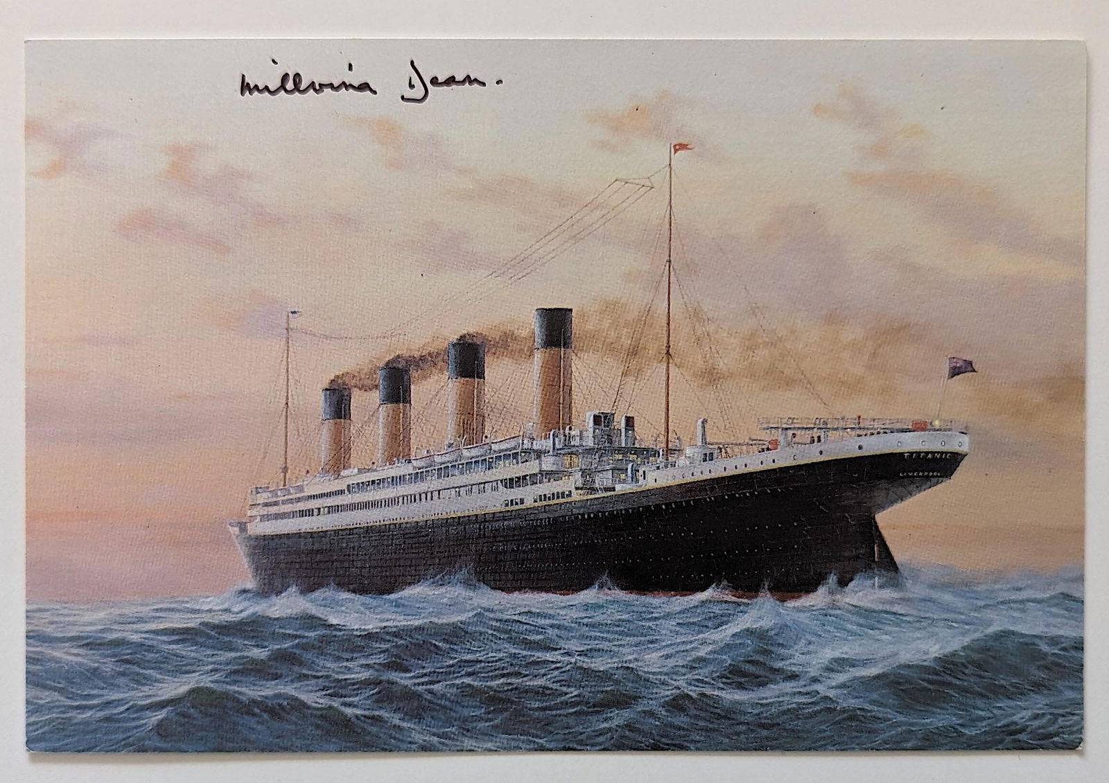 Original TITANIC Ephemera Signed Survivors (1 of 2)