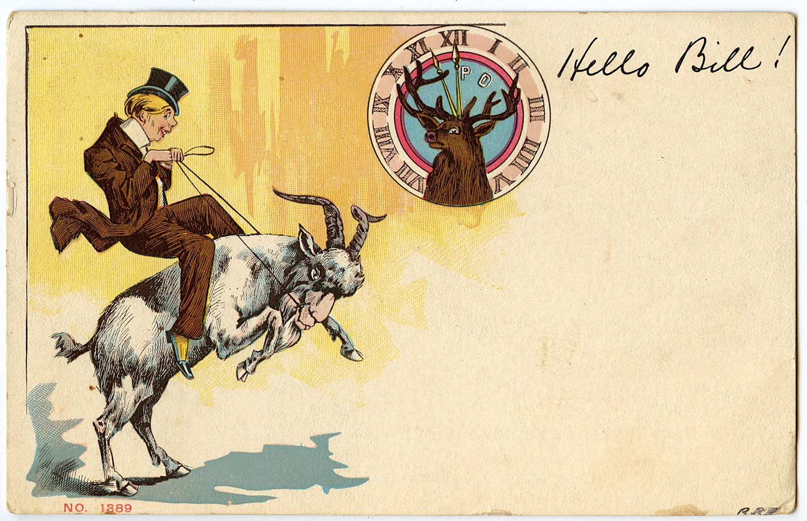 Antique Postcard Rare Illustration (1 of 2)