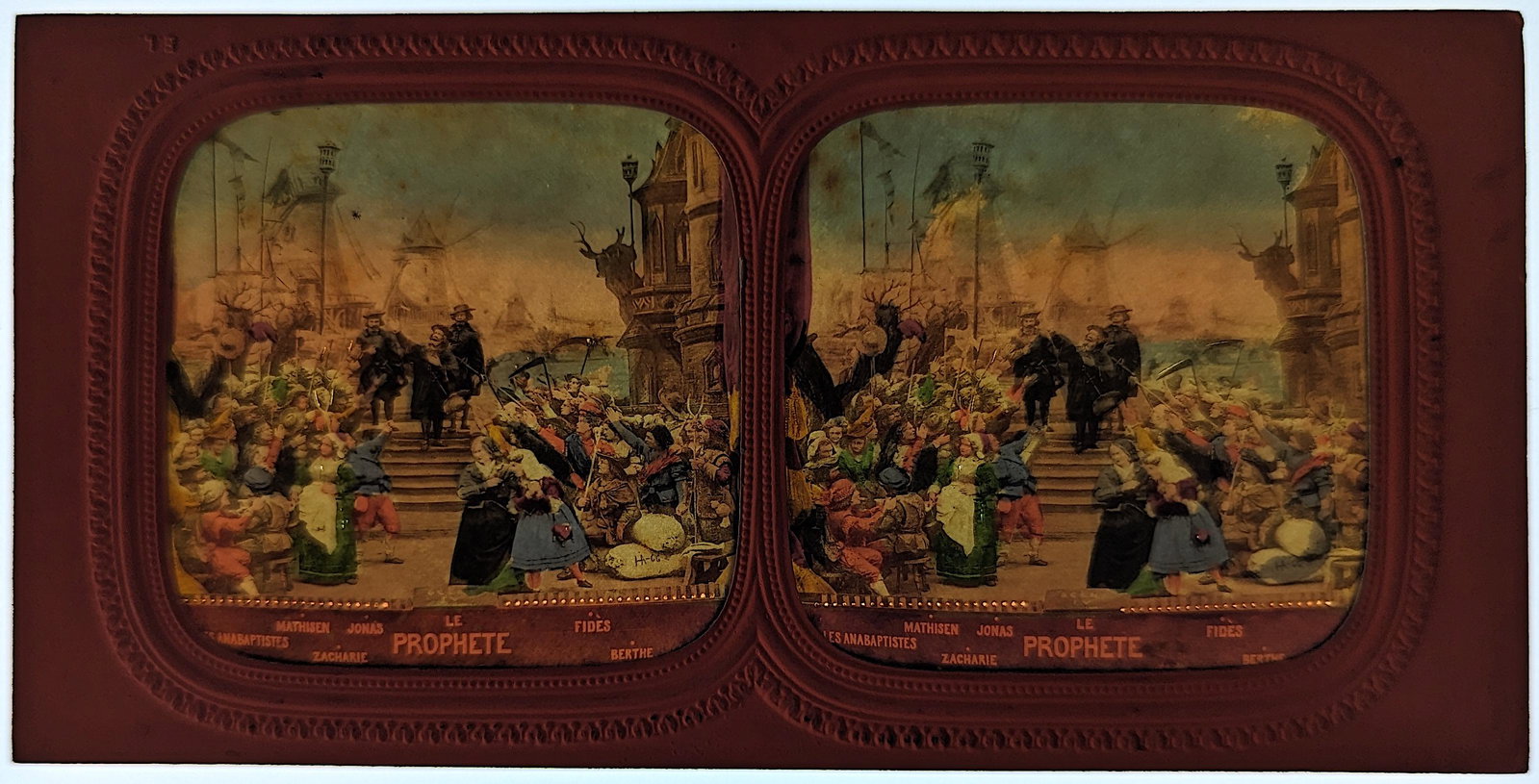 Antique Rare French 1860s Hold To Light Tissue Stereoview: FRENCH TISSUE PARIS THEATRE SCENE FROM 1860s, EXTREMELY RARE STEREOVIEW IN THIS CONDITION!! This stereoviews is original from the epoch, 1860s . Provenance, from a collector in London, UK. These stere