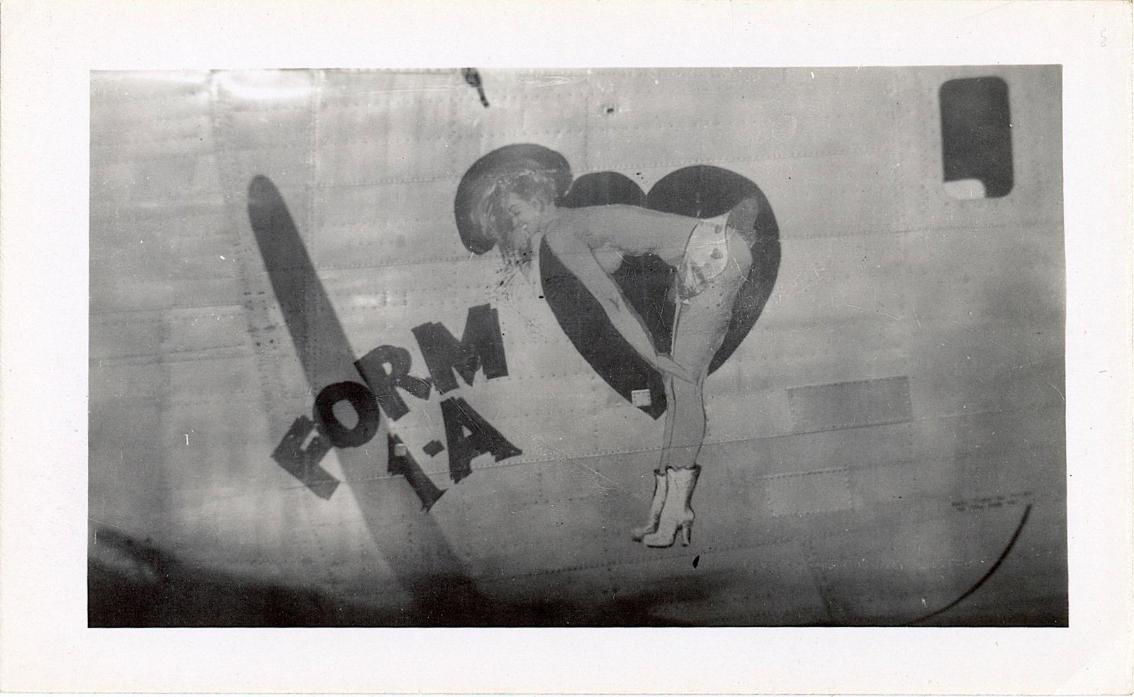 Original Photo Nose Art WW2 Planes Aviation Bombers: Provenance from the estate of a deceased american military collector. We have included images to show it's actual condition.The dimensions are Approx. 3.5" x 5" (small variances can occur). This lot i