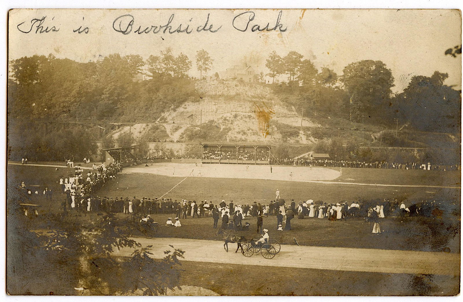 Antique Real Photo Postcard Baseball Game (1 of 2)
