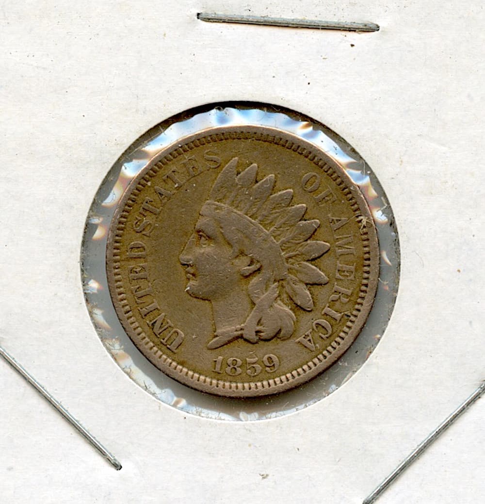 US Circulated Coin One Cent 1859 (1 of 2)